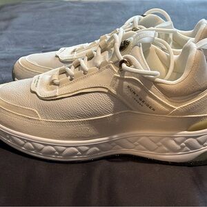 Kurt Geiger Cream Textured Sneakers